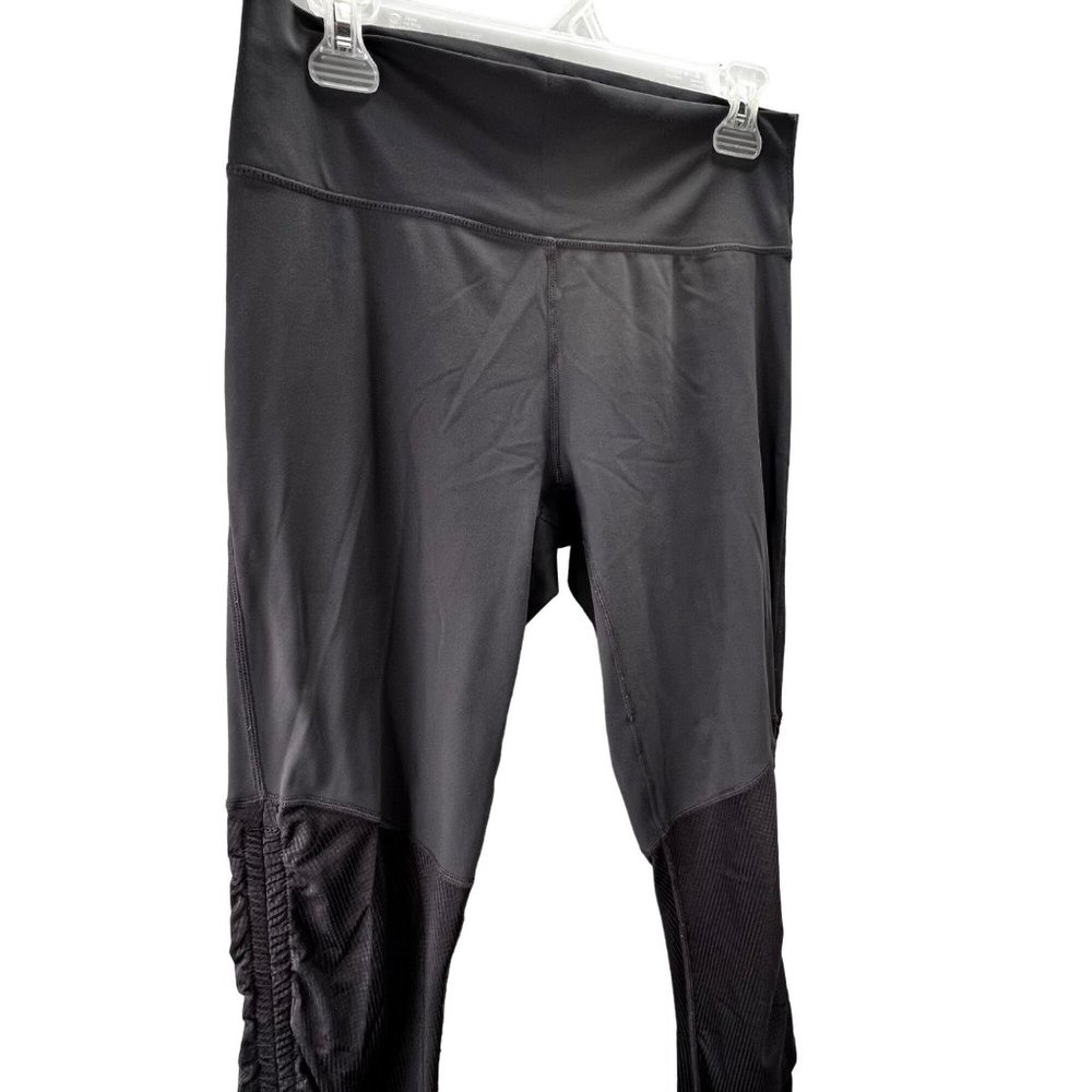 Fabletics Cashel PureLuxe Leggings Ruched Side size L Gray Cinched Leg Athletic - Picture 6 of 9